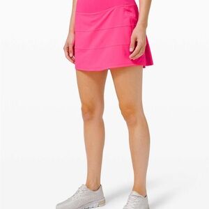 LULULEMON PACE RIVAL SONIC PINK SKIRT